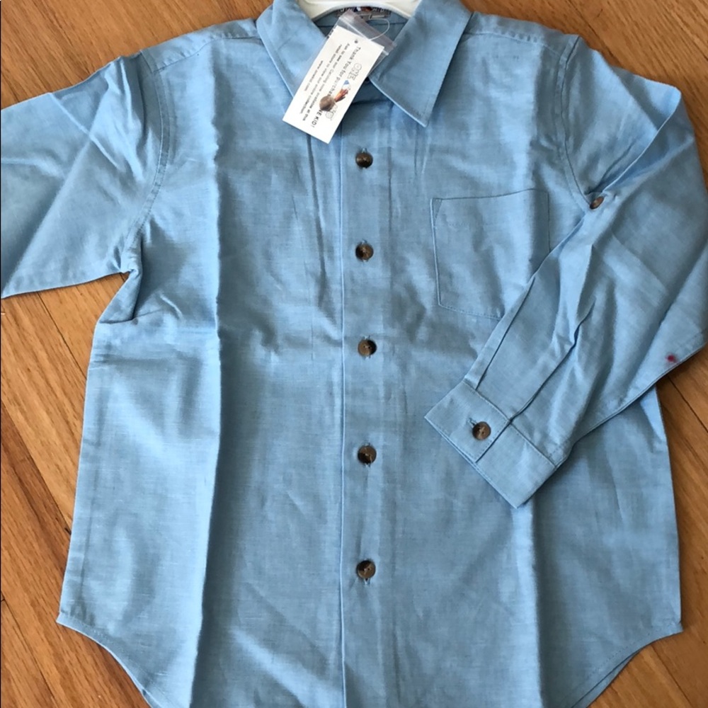NWT BOUTIQUE BOYS BUTTON DOWN SHIRT